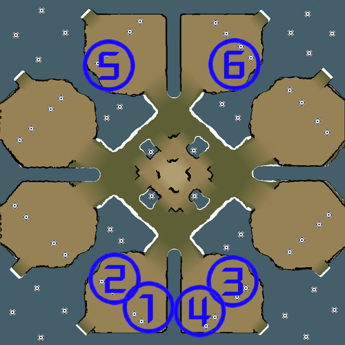 44gg红警3 4v4对战地图-战争遗迹